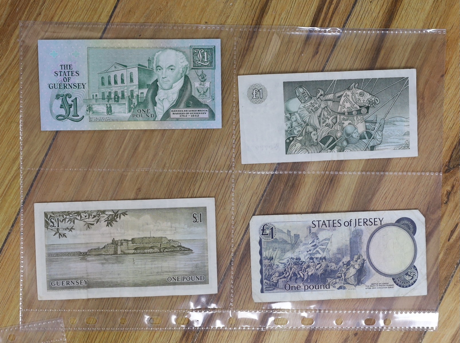 A group of world banknotes